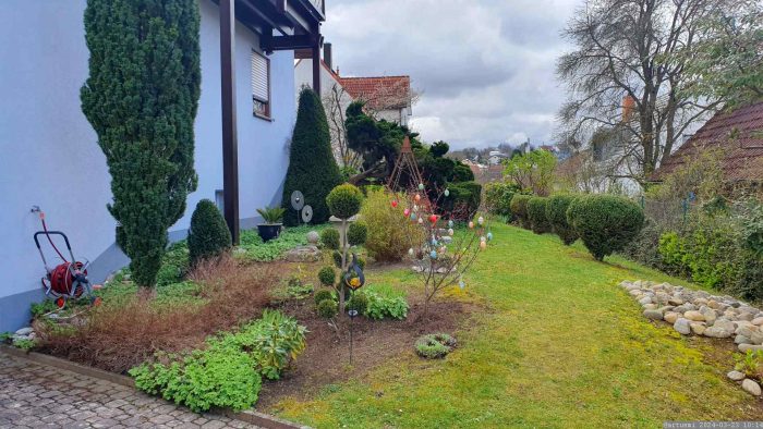 Unser Garten am 23. März 2024