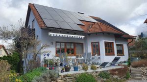 Unsere PV-Anlage am 23. März 2024