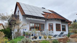 Unsere PV-Anlage am 24. März 2024
