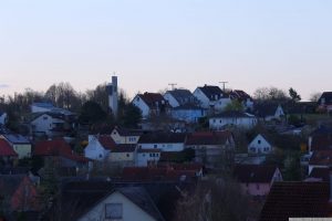 Eisingen am Ende unserer Beobachtung der Halbschatten-Mondfinsternis am 25. März 2024.