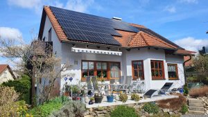 Unsere PV-Anlage am 25. März 2024
