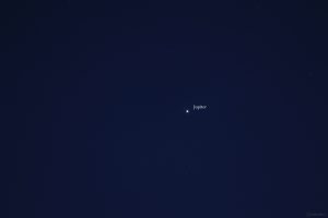 Jupiter am 25. März 2024 am Westhimmel von Eisingen