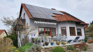 Unsere PV-Anlage am 26. März 2024