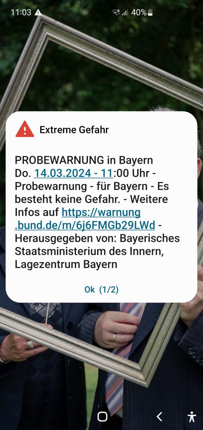 Cell Broadcast - Notfallalarm auf dem Smartphone