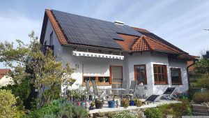 Unser PV-Anlage am 7. April 2024