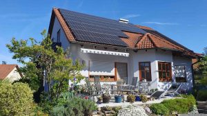 Unsere PV-Anlage am 12. April 2024