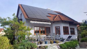 Unsere PV-Anlage am 14. April 2024