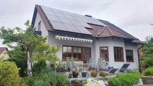 Unsere PV-Anlage am 15. April 2024