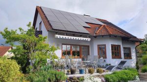 Unsere PV-Anlage am 17. April 2024