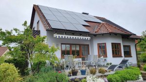 Unsere PV-Anlage am 18. April 2024