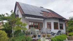 Unsere PV-Anlage am 19. April 2024