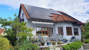 Unsere PV-Anlage am 20. April 2024