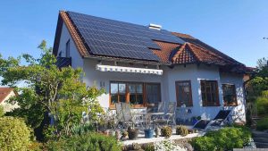 Unsere PV-Anlage am 22. April 2024