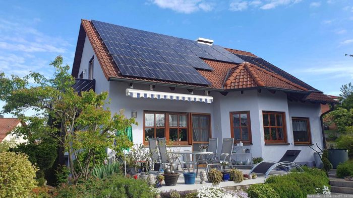 Unsere PV-Anlage am 27. April 2024