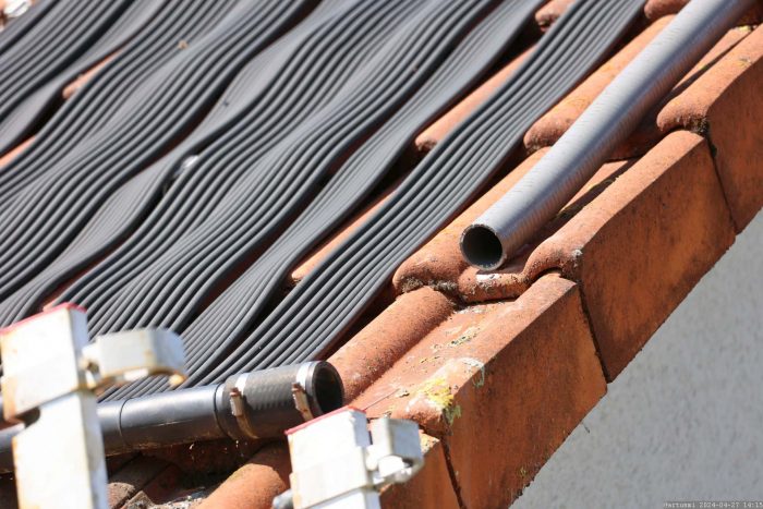 Stilllegung unserer alten Solaranlage für den Pool am 27. April 2024