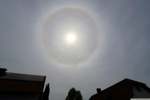 Sonnenhalo am 1. Mai 2024 - 22°-Ring