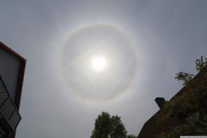 Sonnenhalo am 1. Mai 2024 - 22°-Ring