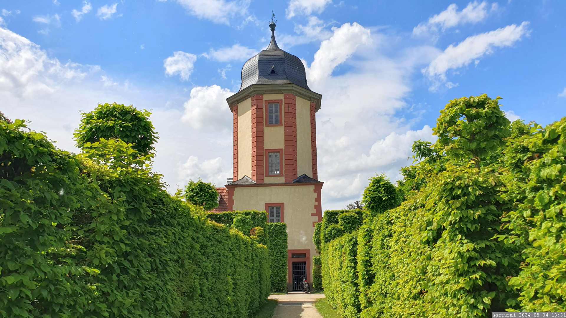 Wasserturm im Hofgarten in Veitshöchheim