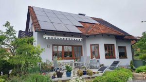 Unsere PV-Anlage am 7. Mai 2024