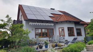 Unsere PV-Anlage am 8. Mai 2024