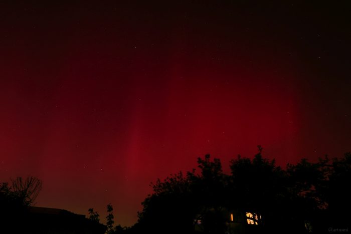 Polarlichtnacht in Eisingen am 10. Mai 2024