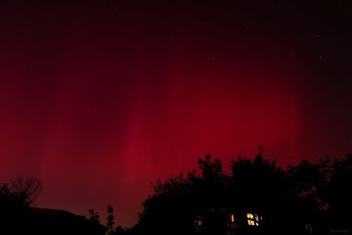 Polarlichtnacht in Eisingen am 10. Mai 2024