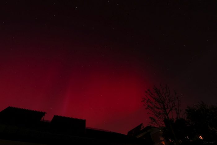 Polarlichtnacht in Eisingen am 10. Mai 2024