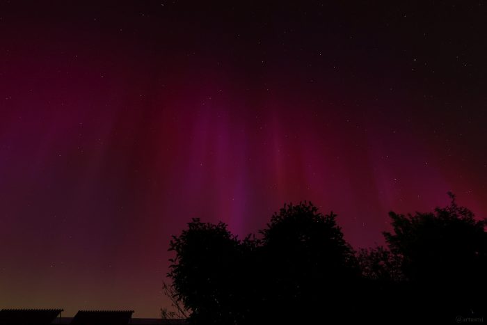 Polarlichtnacht in Eisingen am 11. Mai 2024