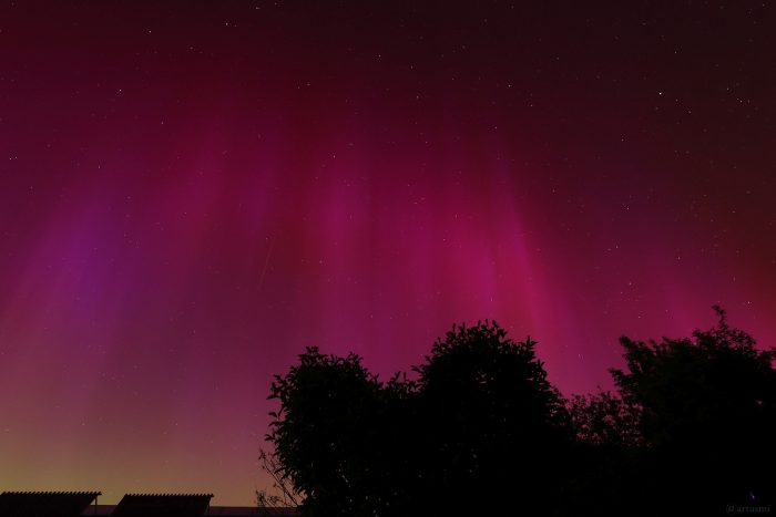 Polarlichtnacht in Eisingen am 11. Mai 2024