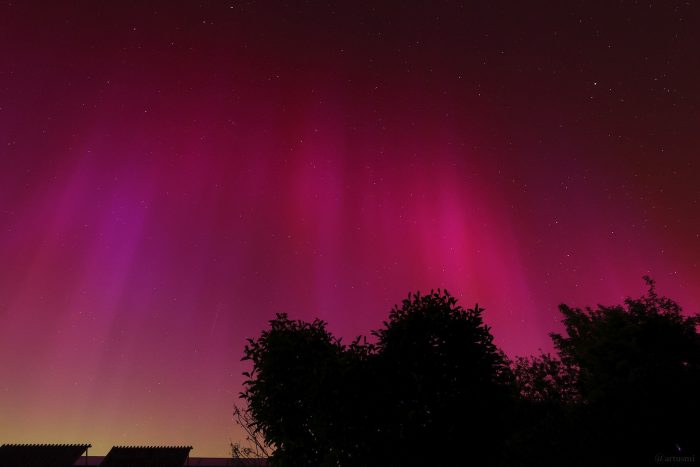 Polarlichtnacht in Eisingen am 11. Mai 2024