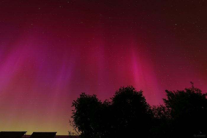 Polarlichtnacht in Eisingen am 11. Mai 2024