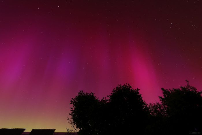 Polarlichtnacht in Eisingen am 11. Mai 2024