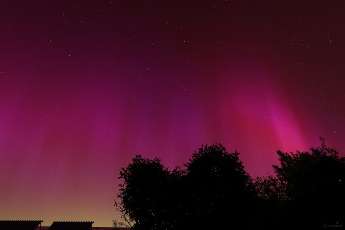 Polarlichtnacht in Eisingen am 11. Mai 2024
