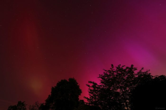 Polarlichtnacht in Eisingen am 11. Mai 2024
