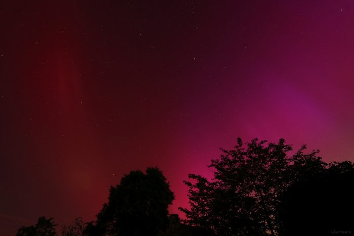 Polarlichtnacht in Eisingen am 11. Mai 2024