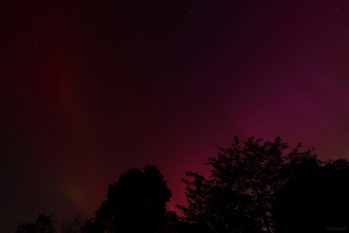 Polarlichtnacht in Eisingen am 11. Mai 2024