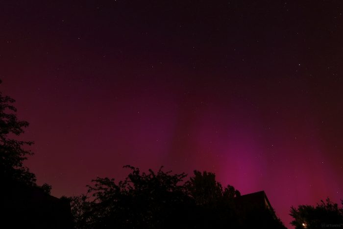 Polarlichtnacht in Eisingen am 11. Mai 2024