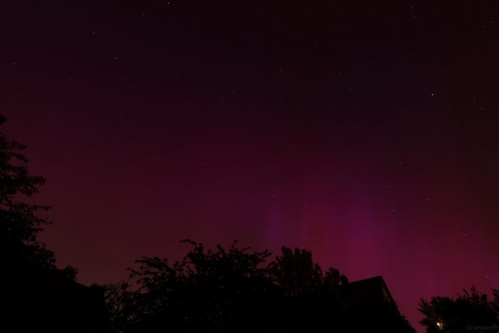 Polarlichtnacht in Eisingen am 11. Mai 2024