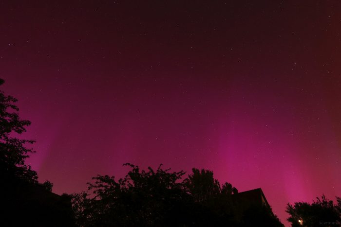 Polarlichtnacht in Eisingen am 11. Mai 2024