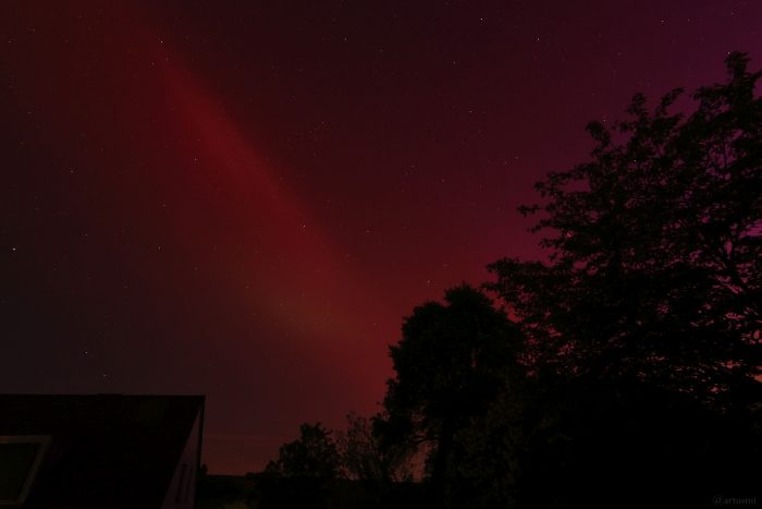 Polarlichtnacht in Eisingen am 11. Mai 2024