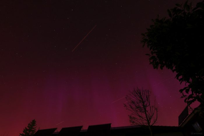 Polarlichtnacht in Eisingen am 11. Mai 2024