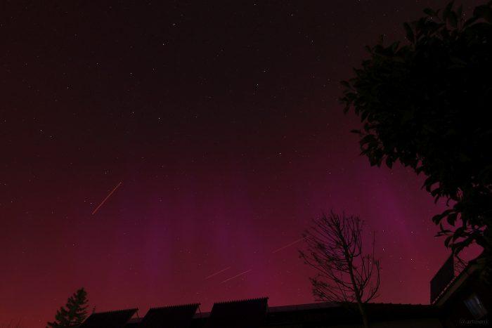 Polarlichtnacht in Eisingen am 11. Mai 2024