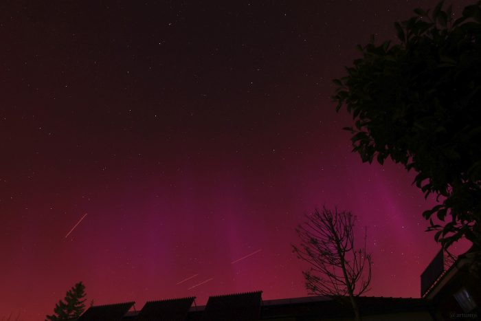 Polarlichtnacht in Eisingen am 11. Mai 2024