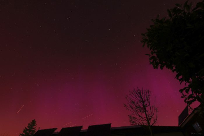 Polarlichtnacht in Eisingen am 11. Mai 2024