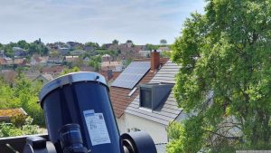 Sonnenbeobachtung mit Teleskop am 11. Mai 2024 in Eisingen
