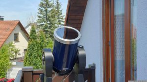 Sonnenbeobachtung mit Teleskop am 11. Mai 2024 in Eisingen