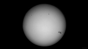 Sonnenfleckenaktivität am 11. Mai 2024