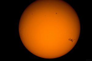 Sonnenfleckenaktivität am 11. Mai 2024