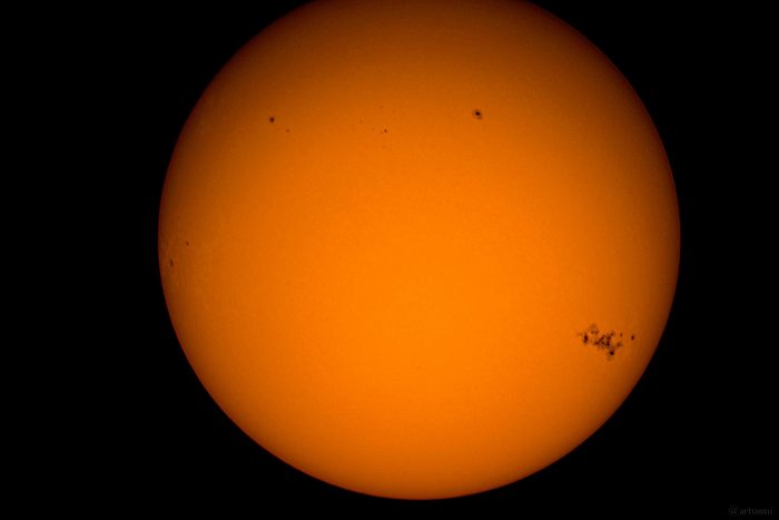 Sonnenfleckenaktivität am 11. Mai 2024