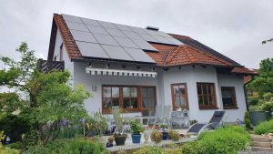 Unsere PV-Anlage am 17. Mai 2024